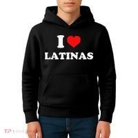 I Love Latinas I Heart Latinas Kids Hoodie thumb 4