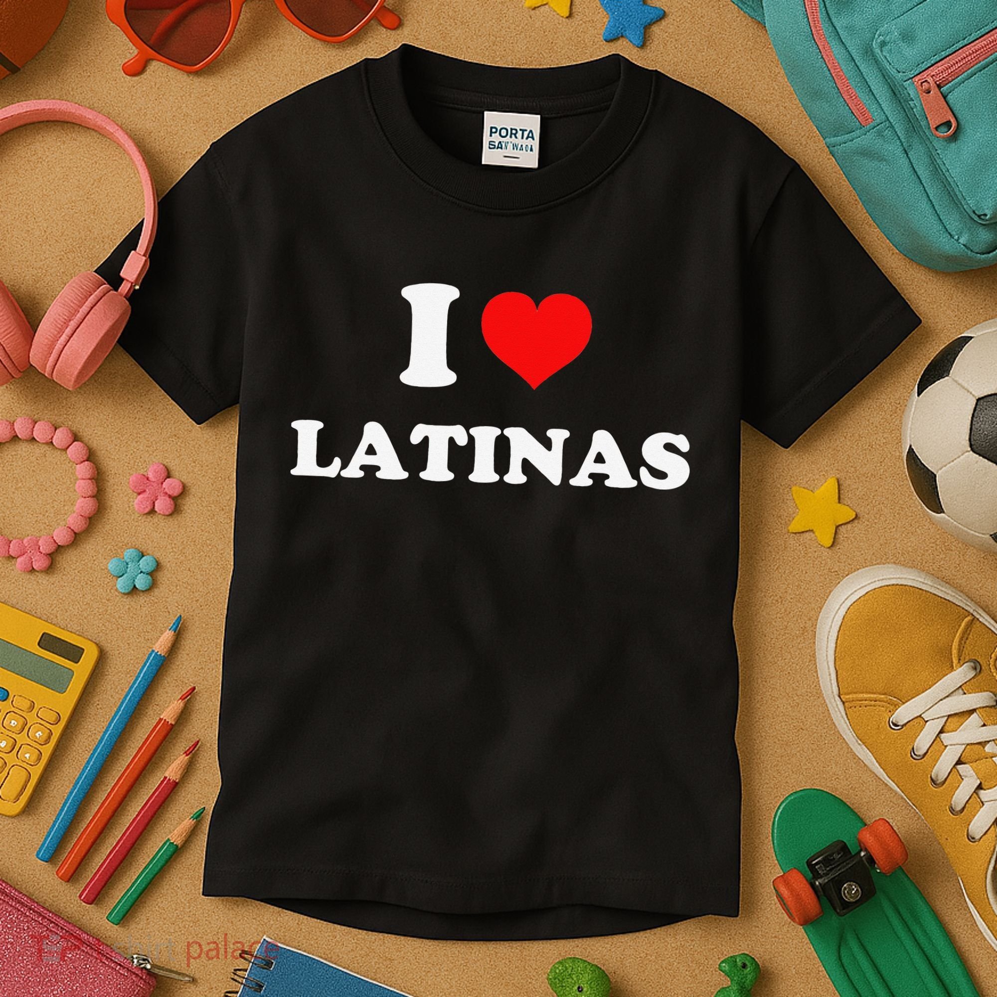 I Love Latinas I Heart Latinas Kids T-Shirt