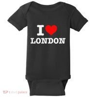 I Love London I Heart London England Souvenir Baby Bodysuit thumb 0