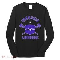 Iroquois Lacrosse Lax Sticks & Flag Long Sleeve Shirt thumb 0