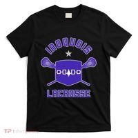 Iroquois Lacrosse Lax Sticks & Flag T-Shirt thumb 0