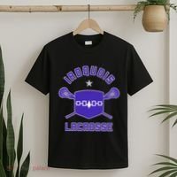 Iroquois Lacrosse Lax Sticks & Flag T-Shirt thumb 2