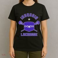 Iroquois Lacrosse Lax Sticks & Flag T-Shirt thumb 4