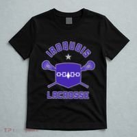 Iroquois Lacrosse Lax Sticks & Flag T-Shirt thumb 5
