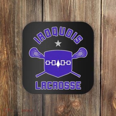 Iroquois Lacrosse Lax Sticks & Flag Coaster