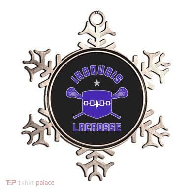 Iroquois Lacrosse Lax Sticks & Flag Ornament