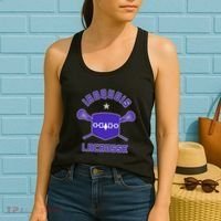 Iroquois Lacrosse Lax Sticks & Flag Women's Tank Top thumb 2