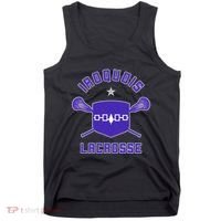 Iroquois Lacrosse Lax Sticks & Flag Tank Top thumb 0