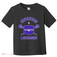 Iroquois Lacrosse Lax Sticks & Flag Toddler T-Shirt thumb 0