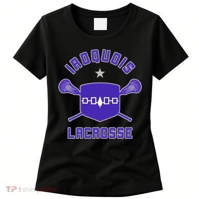 Iroquois Lacrosse Lax Sticks & Flag Women's T-Shirt