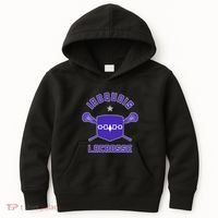 Iroquois Lacrosse Lax Sticks & Flag Kids Hoodie thumb 0