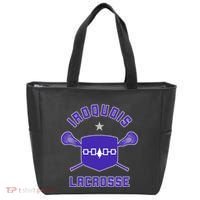 Iroquois Lacrosse Lax Sticks & Flag Tote Bag thumb 0