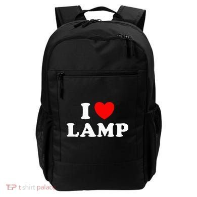 I Love Lamp Funny quotes  Backpack