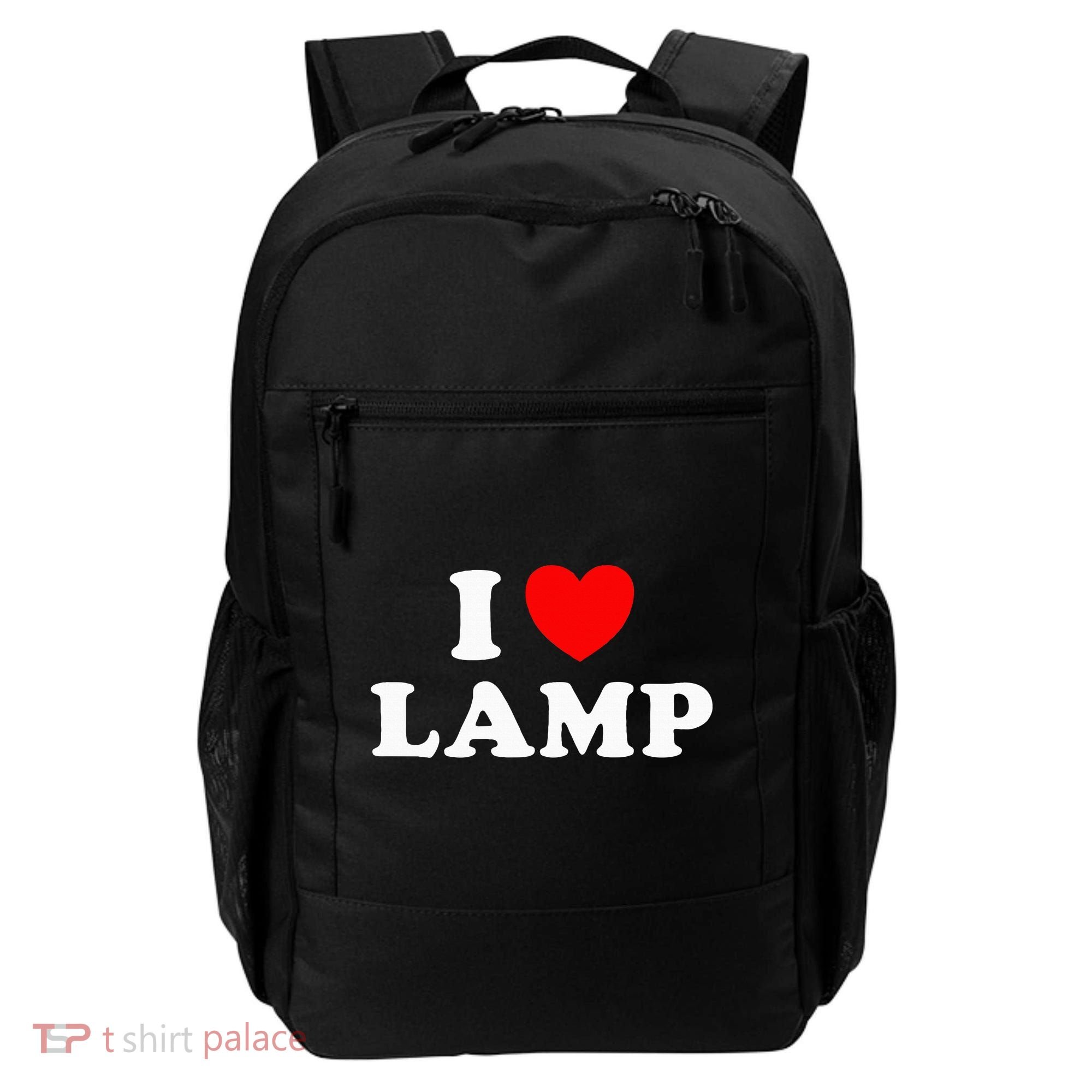 I Love Lamp Funny quotes  Backpack