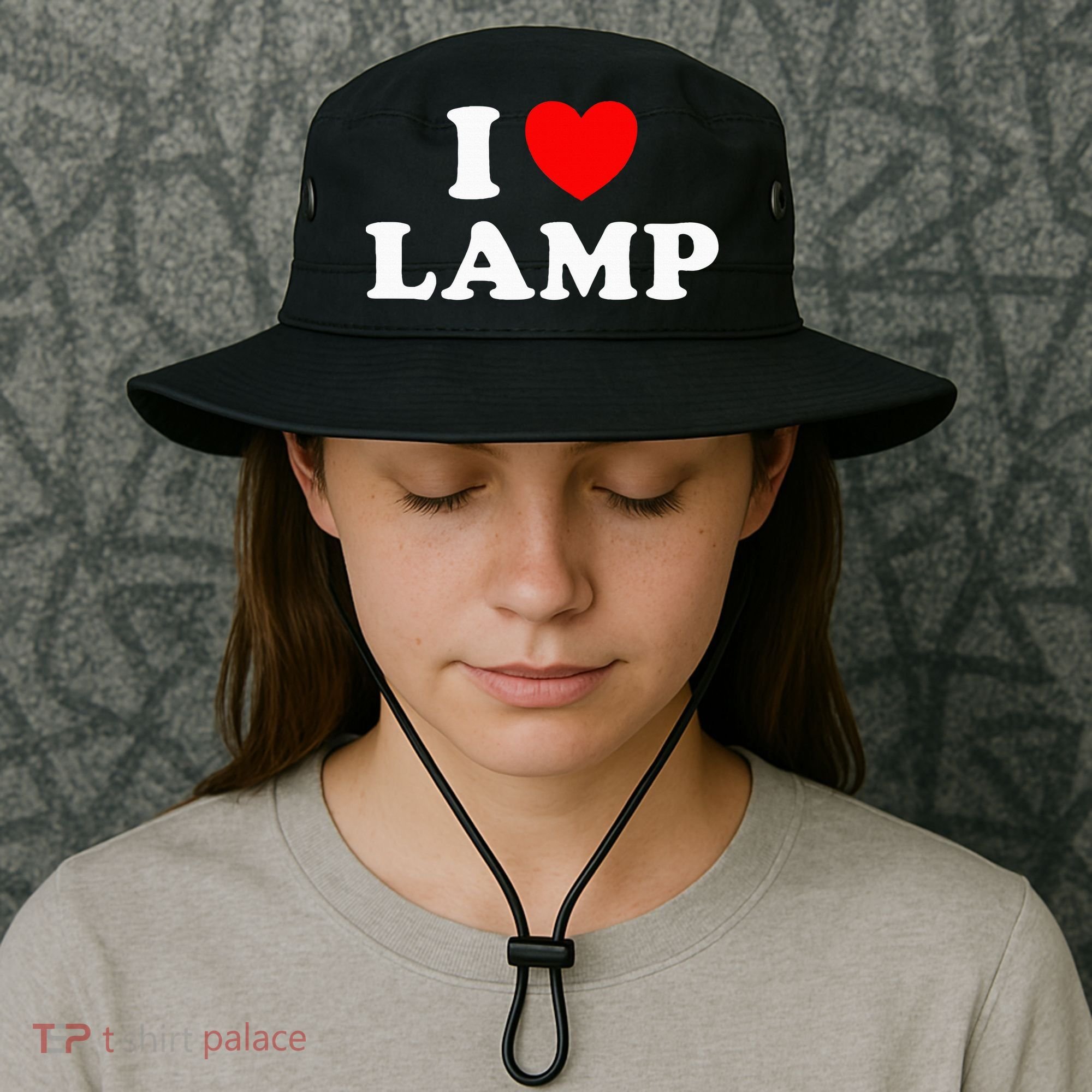 I Love Lamp Funny quotes  Bucket Hat