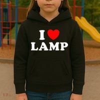I Love Lamp Funny quotes  Kids Hoodie thumb 3