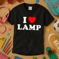 I Love Lamp Funny quotes  Kids T-Shirt thumb 3