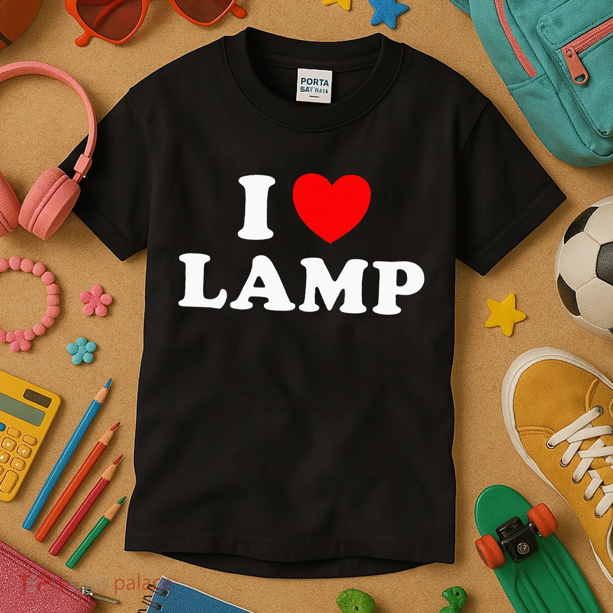 I Love Lamp Funny quotes  Kids T-Shirt