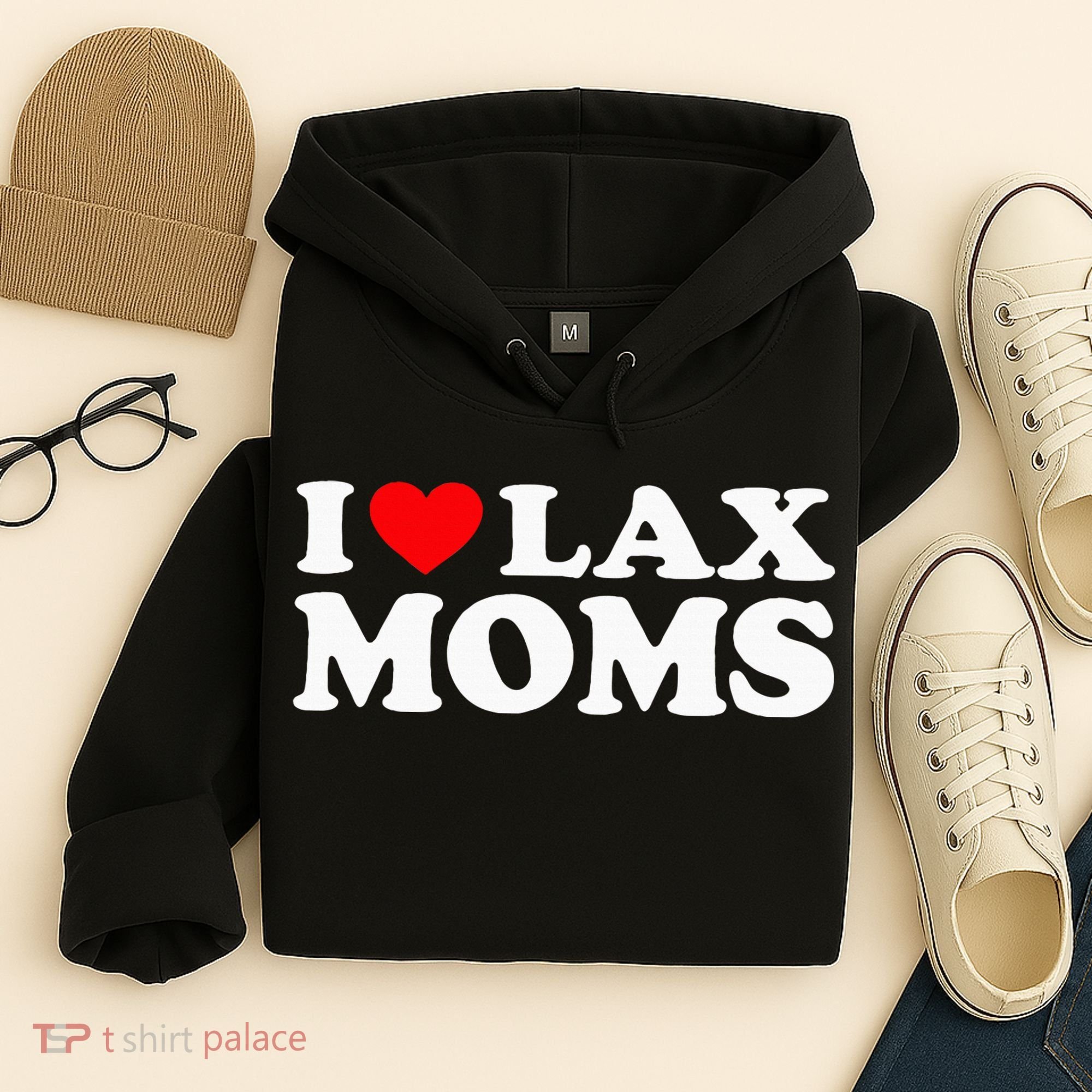 I Love Lax Moms Hoodie