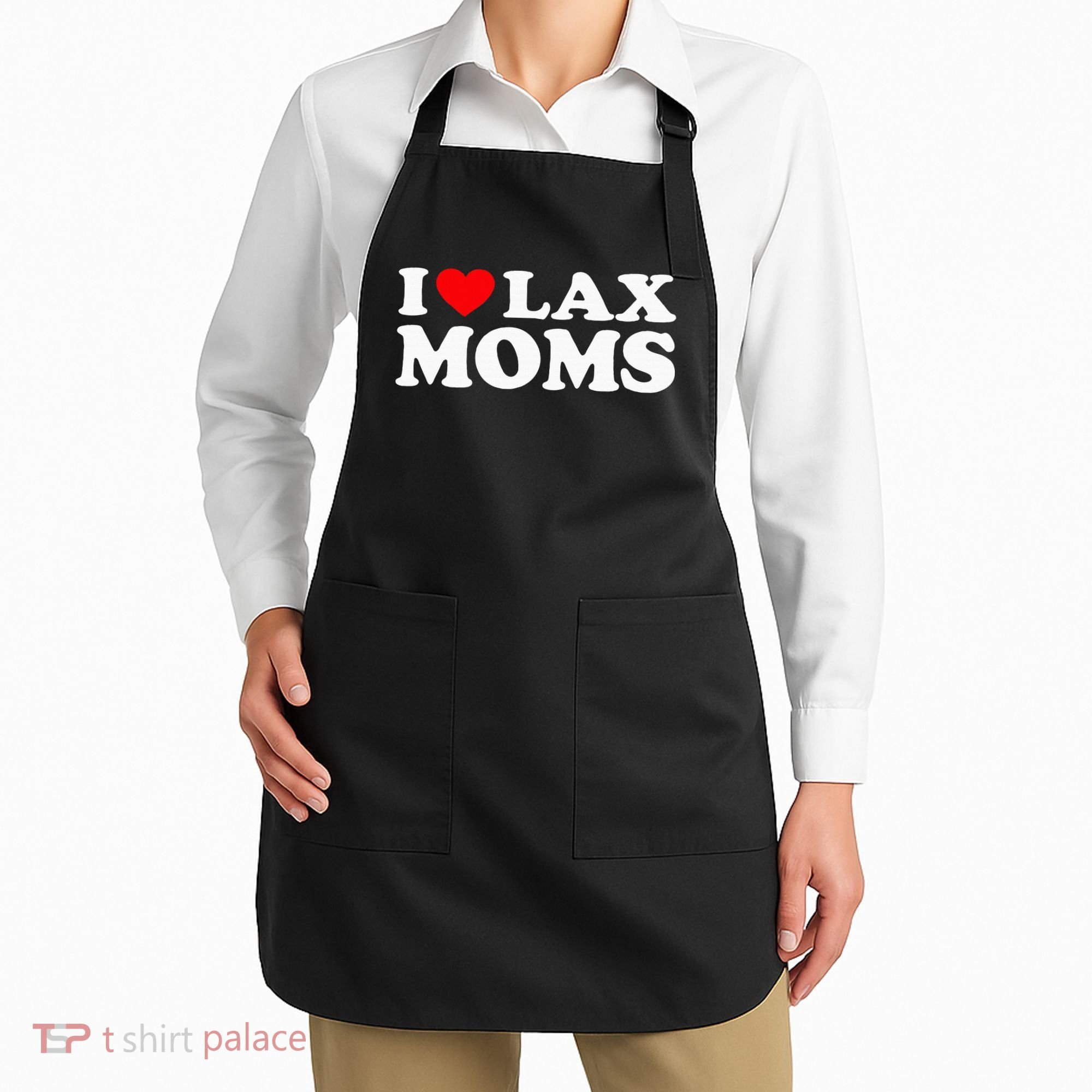 I Love Lax Moms Apron