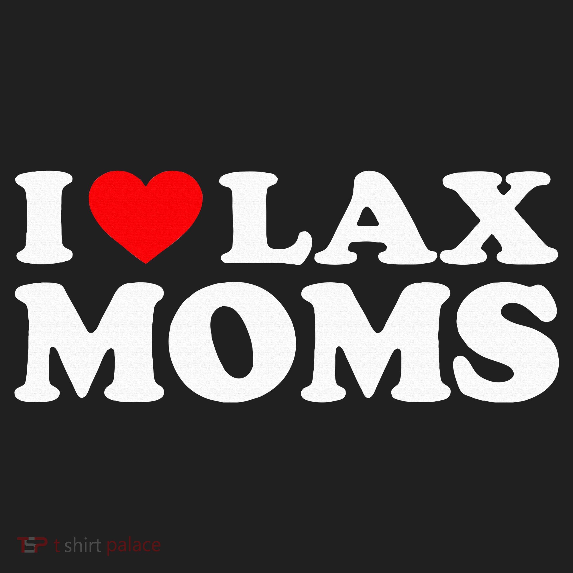 I Love Lax Moms Golf Towel