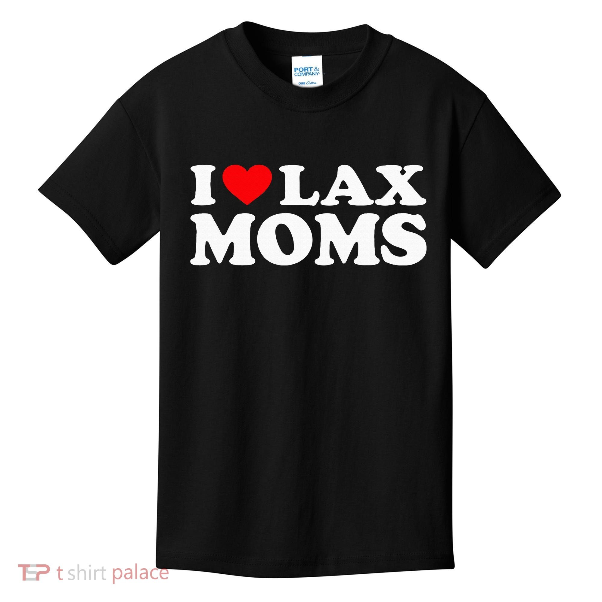 I Love Lax Moms Kids T-Shirt