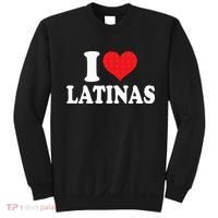 I Love Latinas Heart Love Latinas Sweatshirt thumb 0