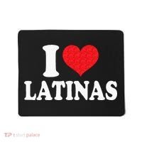 I Love Latinas Heart Love Latinas Mousepad thumb 0