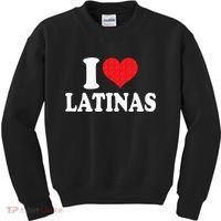 I Love Latinas Heart Love Latinas Kids Sweatshirt thumb 0