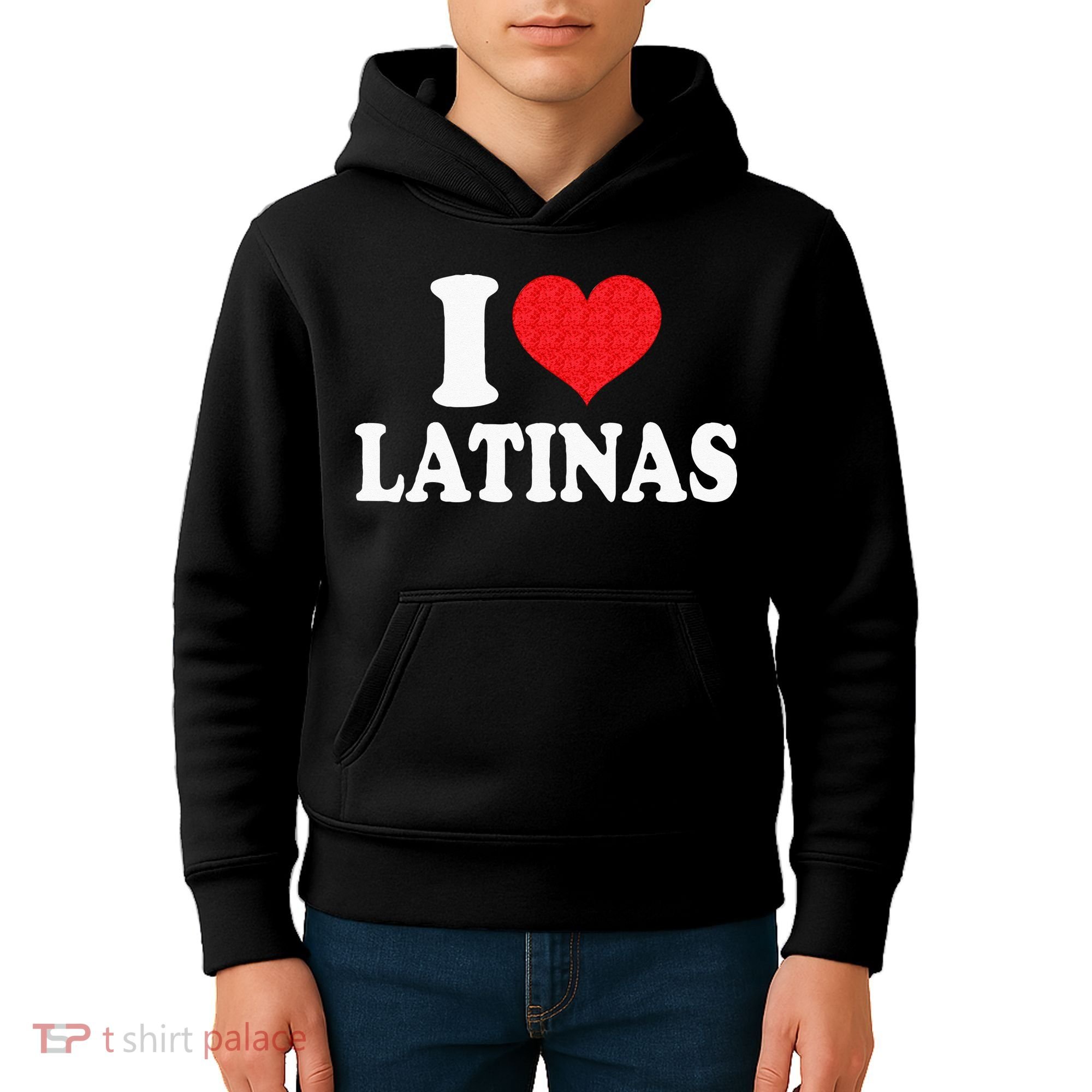 I Love Latinas Heart Love Latinas Kids Hoodie