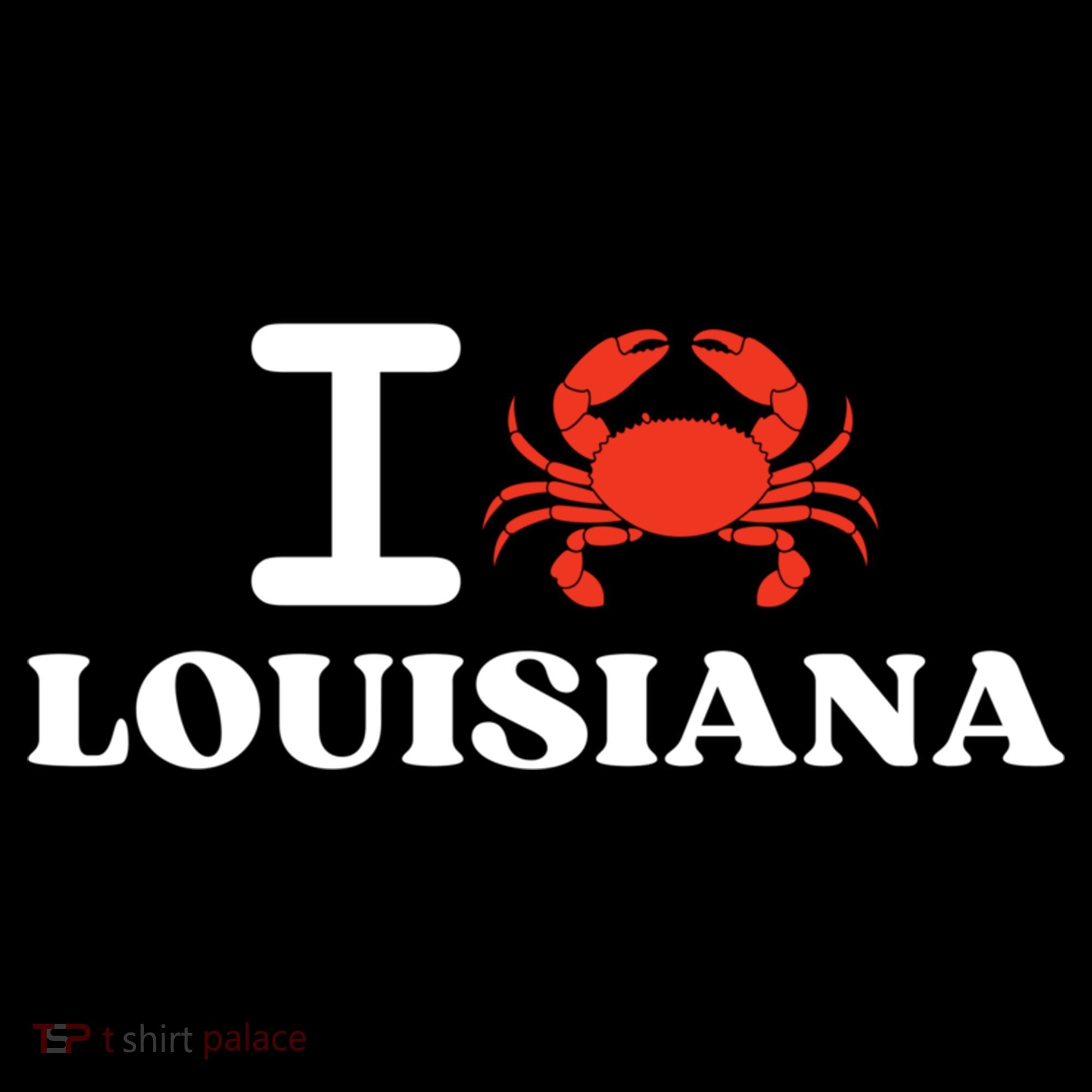 I Love Louisiana Crab Shellfish National Seafood Month Gift Coffee Mug