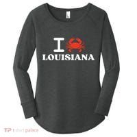 I Love Louisiana Crab Shellfish National Seafood Month Gift Women's Perfect Tri Tunic Long Sleeve Shirt thumb 0
