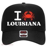 I Love Louisiana Crab Shellfish National Seafood Month Gift Hat thumb 0