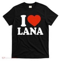 I Love Lana I Heart Lana Red Heart Valentine T-Shirt thumb 0