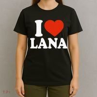I Love Lana I Heart Lana Red Heart Valentine T-Shirt thumb 4