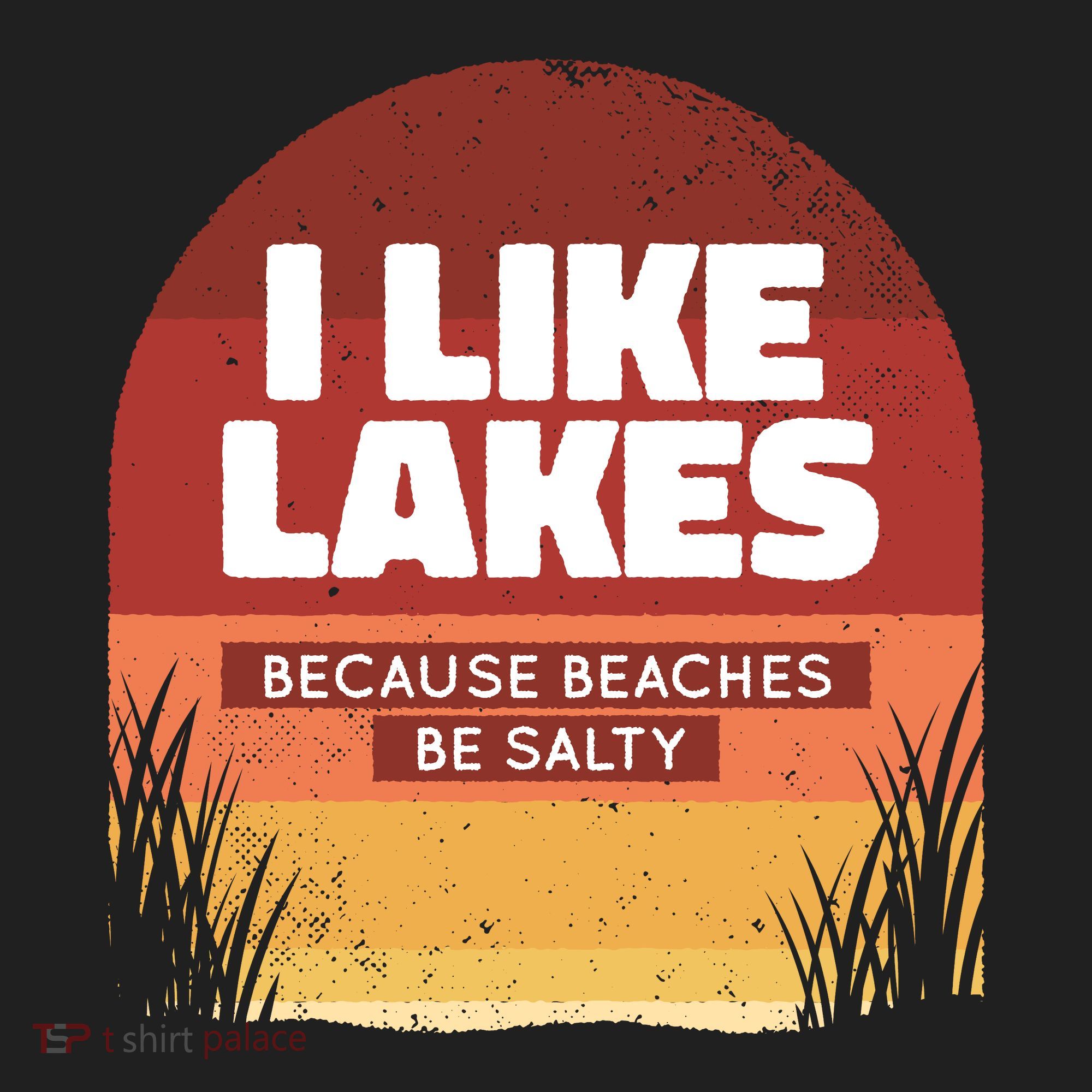 I Like Lakes Because Beaches Be Salty Beanie