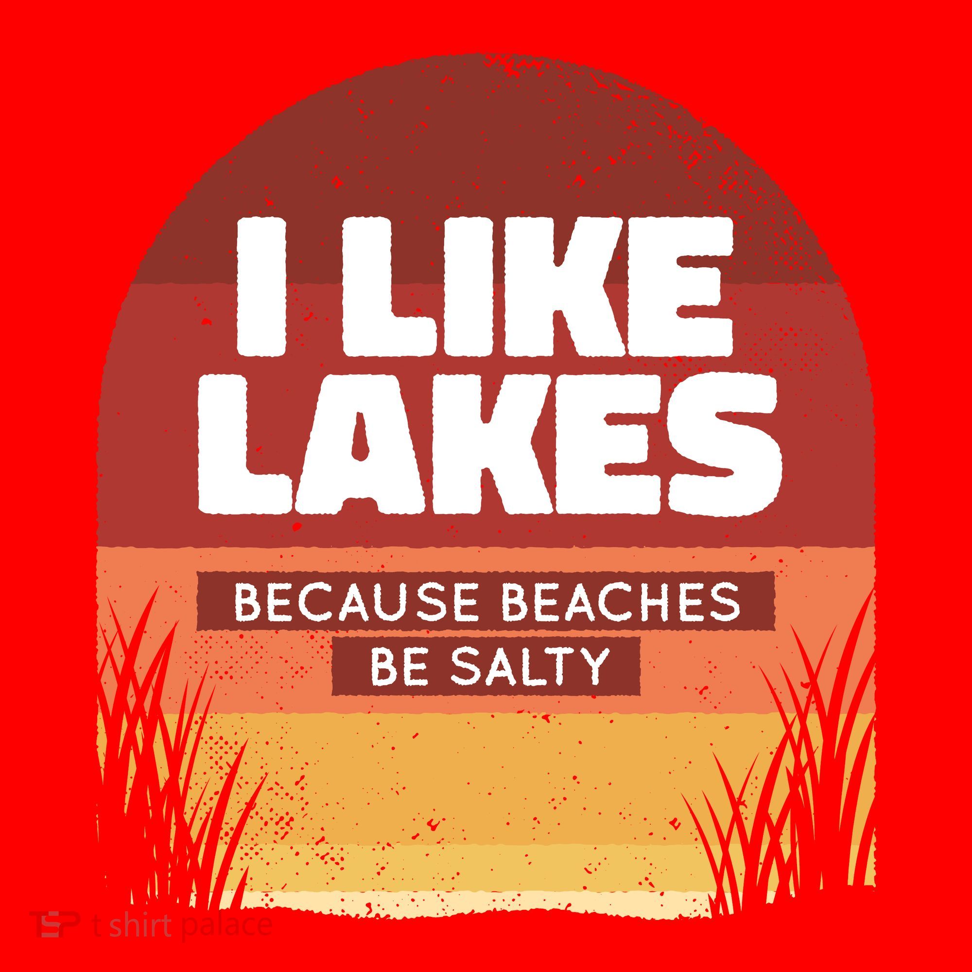 I Like Lakes Because Beaches Be Salty Ornament