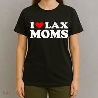 I Love Lax Moms I Heart Lax Moms T-Shirt thumb 4