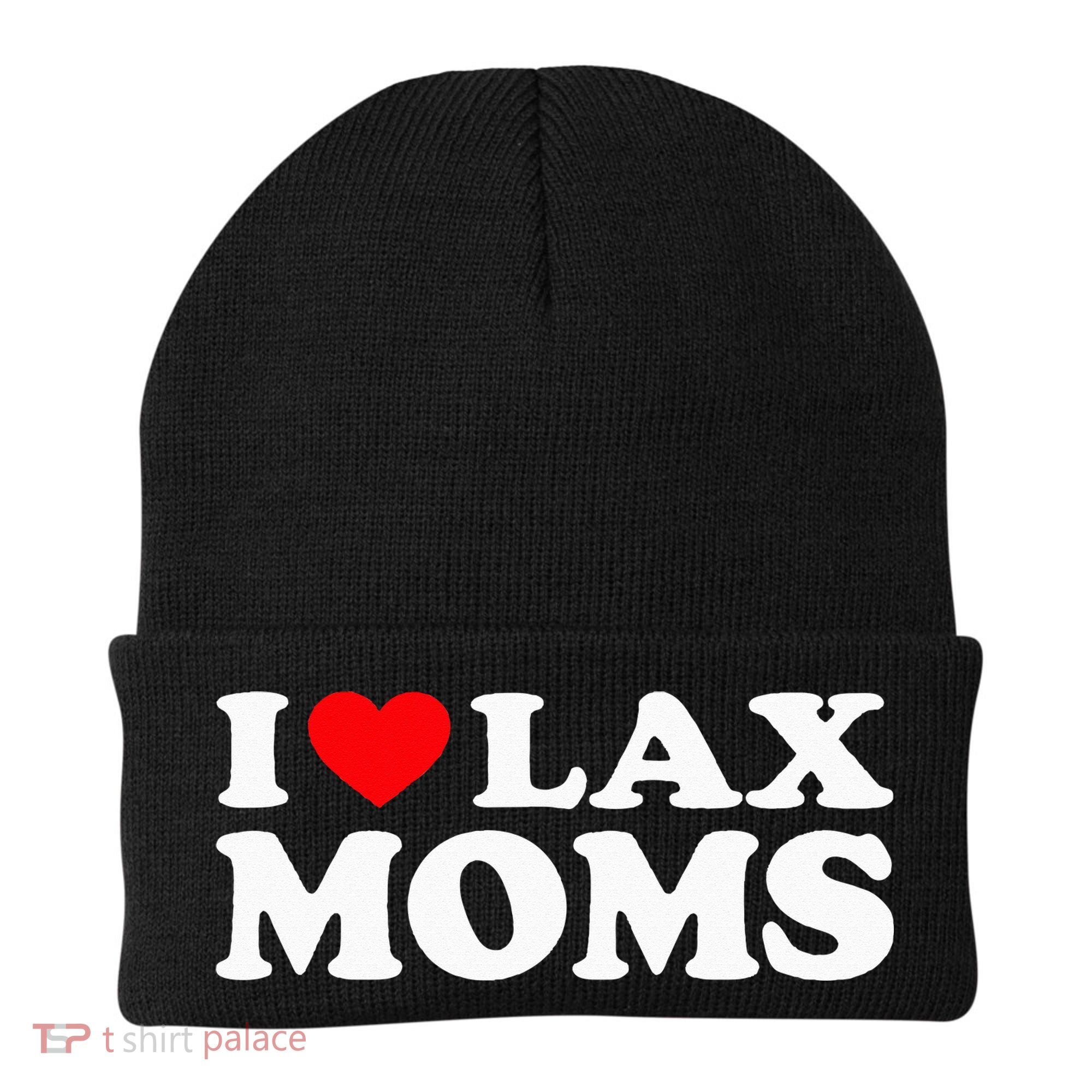 I Love Lax Moms I Heart Lax Moms Beanie
