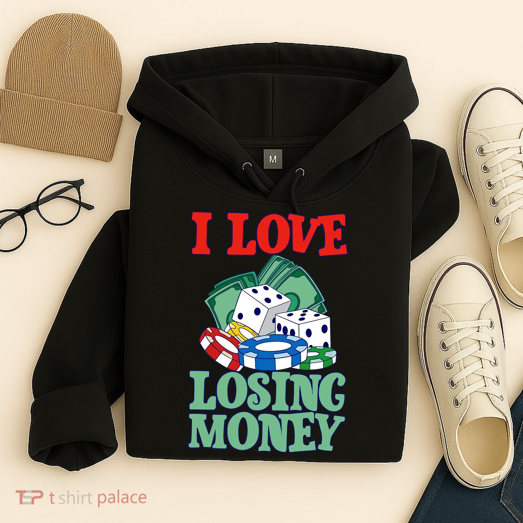I Love Losing Money - Premium Hoodie