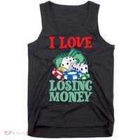 I Love Losing Money - Premium Tank Top thumb 0