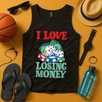 I Love Losing Money - Premium Tank Top thumb 4