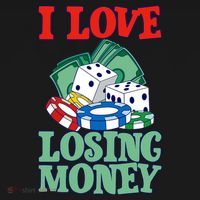 I Love Losing Money - Premium Tank Top thumb 6