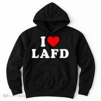 I Love Lafd Funny I Heart Lafd Hoodie thumb 0