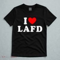 I Love Lafd Funny I Heart Lafd T-Shirt thumb 5