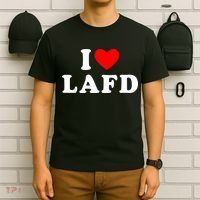 I Love Lafd Funny I Heart Lafd T-Shirt thumb 6
