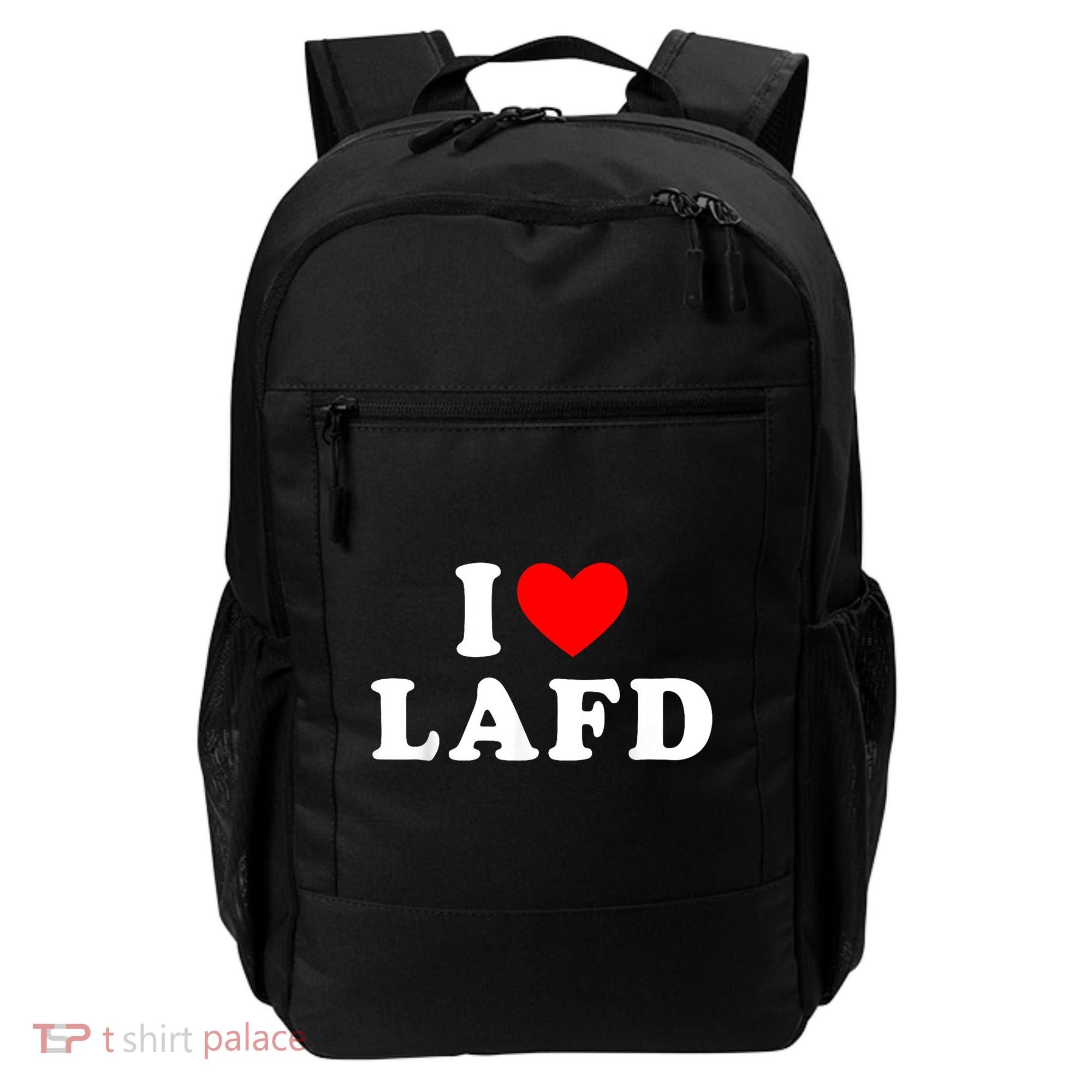 I Love Lafd Funny I Heart Lafd Backpack