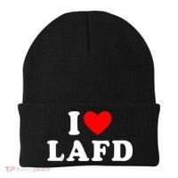 I Love Lafd Funny I Heart Lafd Beanie thumb 0
