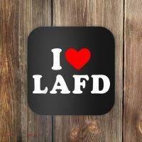 I Love Lafd Funny I Heart Lafd Coaster thumb 0