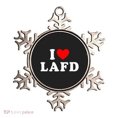 I Love Lafd Funny I Heart Lafd Ornament